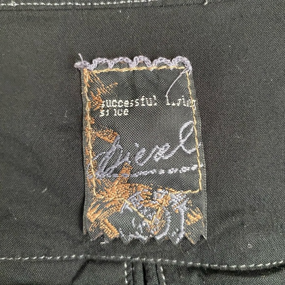 Diesel Textured Short Sleeve Blouse - Picture 6 of 6